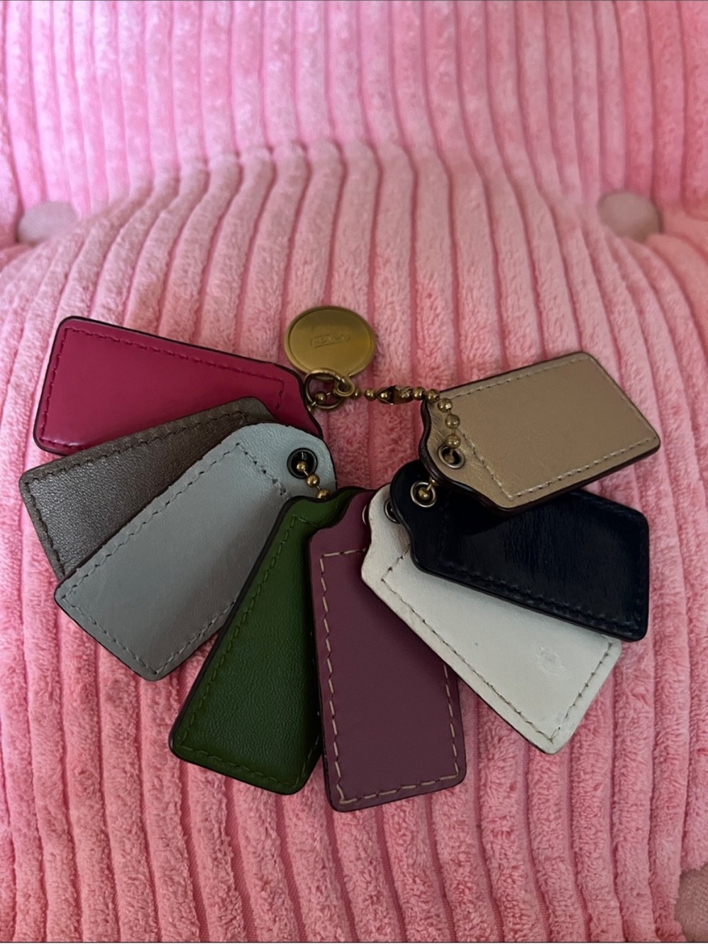 β€οΈπ§‘πππ©΅ππCOACH HANG TAGSβ€οΈπ§‘πππ©΅ππ5/& 8 pc bundle available - Picture 2 of 16